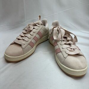 adidas Campus Women's Pink Suede Sneakers 11 NEW